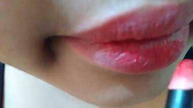 While Indian Saas Applying Lipstick, Damad came and Fucked her Huge Ass - FamilyStrokes