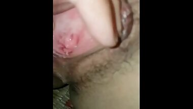 My Step Sister just come from Hometown.she like Pussy Licking