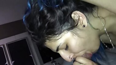 Lebanese Girl Deepthroats Mixed Cock Part 2