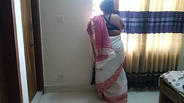 Indian 60 Year old Hot Mother in Law Fucked by Son in Law in Hotel Room - Cum in the Big Ass