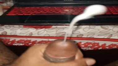 Playing with my BBC Cock while Watching the Porn Wonderful Cum Shot || Porn Dekhte Hue Desi Ladke Ka