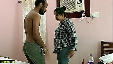 Indian Bengali Hot Hotel sex with Dirty Talking! Accidental Creampie