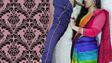INDIAN Bhabhi XXX pussy and ass fuck with electrician in clear hindi audio