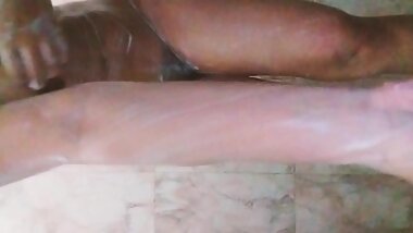 Desi Stepsister Caught in Camera when she is Bathing