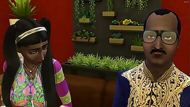 Indian step Dad Spies His While She Takes A Bath And Masturbates Then Enters The Bathroom And Fucks Her